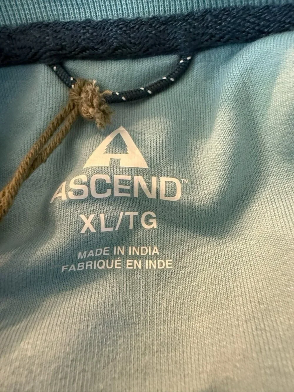 Ascend Womens To and Fro Sunset Mountain Graphic Sweatshirt Blue Size Xl NWT